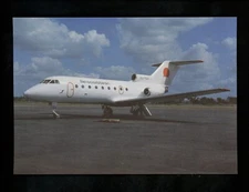 Aviation Airplane Airline postcard J. Soares #133 Yakovlev YAK 40 Caribbean 
