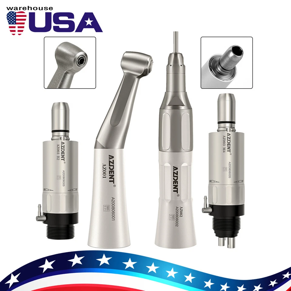 Unidad de turbina de metal dental portátil/pieza de mano LED de alta y baja velocidad 2 orificios/4 orificios Foto 4 de 4