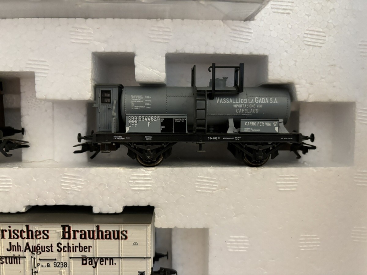 Märklin H0 - 26535 - Train Set  1  - 3-piece Set With Series D XII Locomotive Sand And 3 Wagons Pfalzische Eisenbahnen