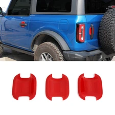Exterior Door Handle Bowl Cover Decor Trim For Ford Bronco 2021 22+ 2 Door Red 