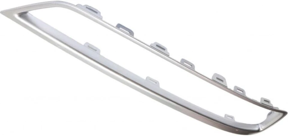 FITS 2010-2013 ACURA MDX FRONT BUMPER TRIM MOULDING SILVER LEFT DRIVER Foto 2 de 2