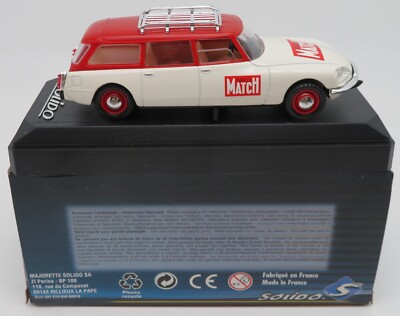 Citroën ID Break Paris Match 1963 Blanche - Norev 1/43 - Édition Limitée
