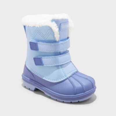 Cat & Jack Toddler Girl's Size 12 Denver Winter Boots Blue