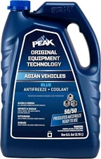 PEAK OET Extended Life Blue 50/50 Prediluted Antifreeze/Coolant for Asian Vehicl
