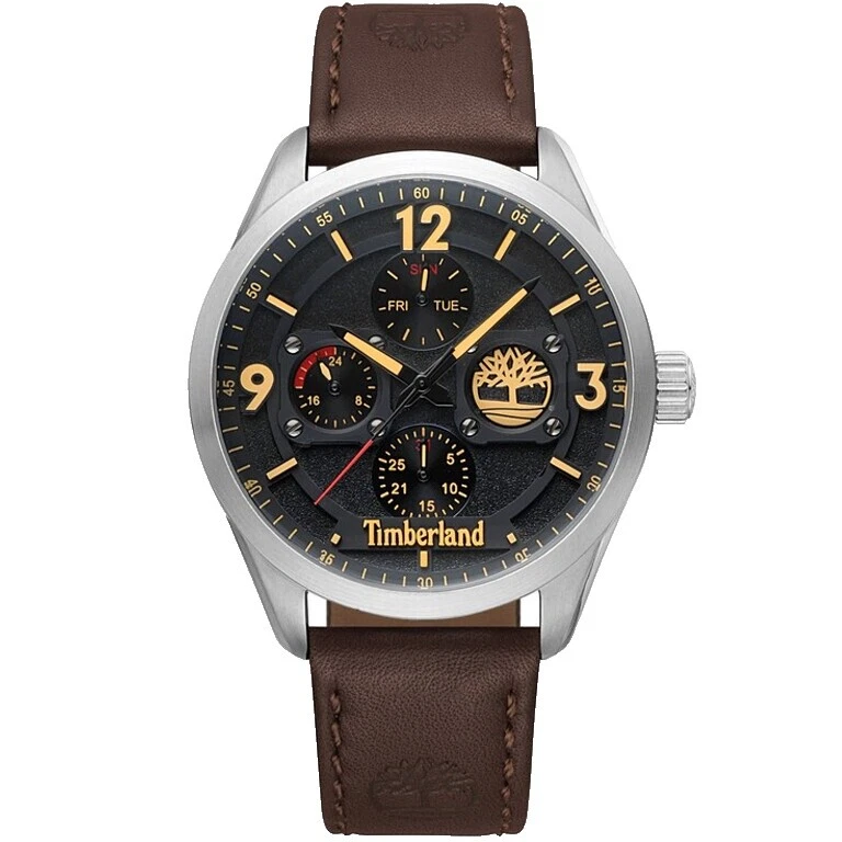 Caja de Plata de Acero Inoxidable Timberland Relojes de pulsera