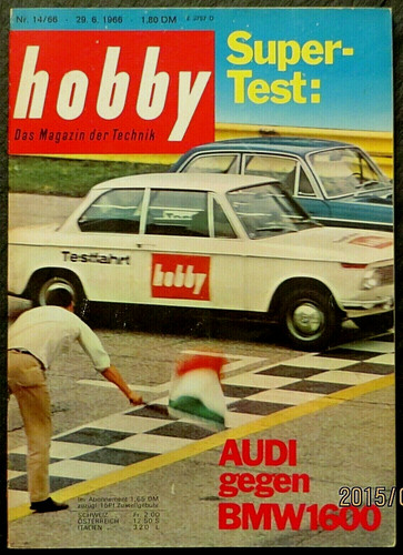 Hobby 14/66 Super-Test: Auto-Union Audi gegen BMW 1600, Käfermotor im Flugzeug