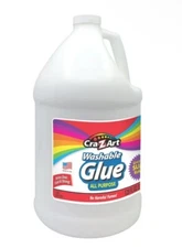 Cra-Z-Art Washable All-Purpose Liquid School Slime Glue 1 Gallon