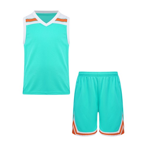 Kids Boys Outfit Competition Uniform Summer Suit Sleeveless Running Shorts Set - Picture 38 of 69