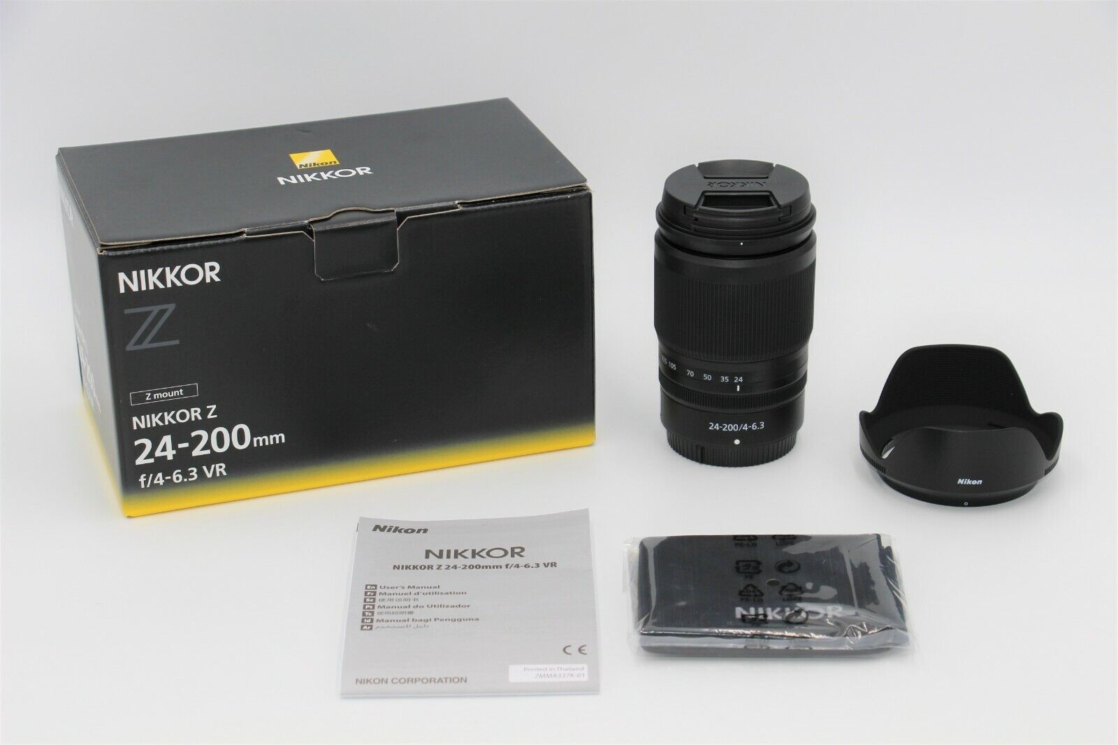 Nikon Z 24-200mm F/4-6.3 VR Zoom Lens - 2 Year Warranty - Next Day Delivery