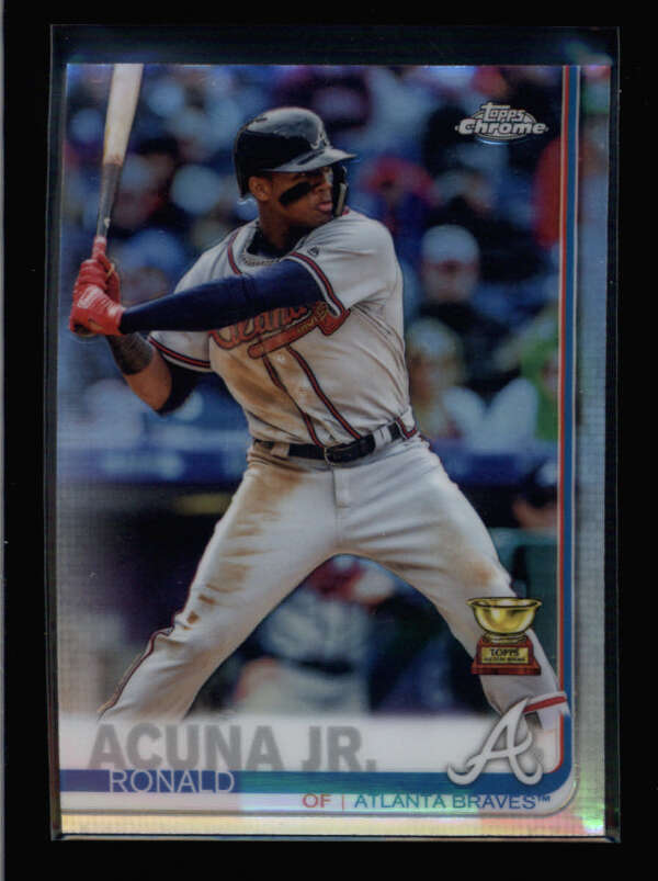 RONALD ACUNA JR 2019 TOPPS CHROME #117 REFRACTOR PARALLEL FC9408