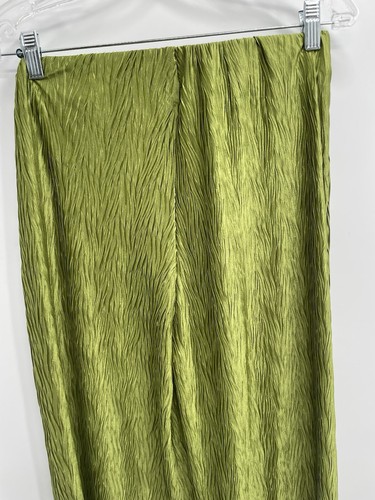 ASTR The Label Women's Avacado Green Wide Leg Plisse Pants Size Medium - Picture 13 of 17