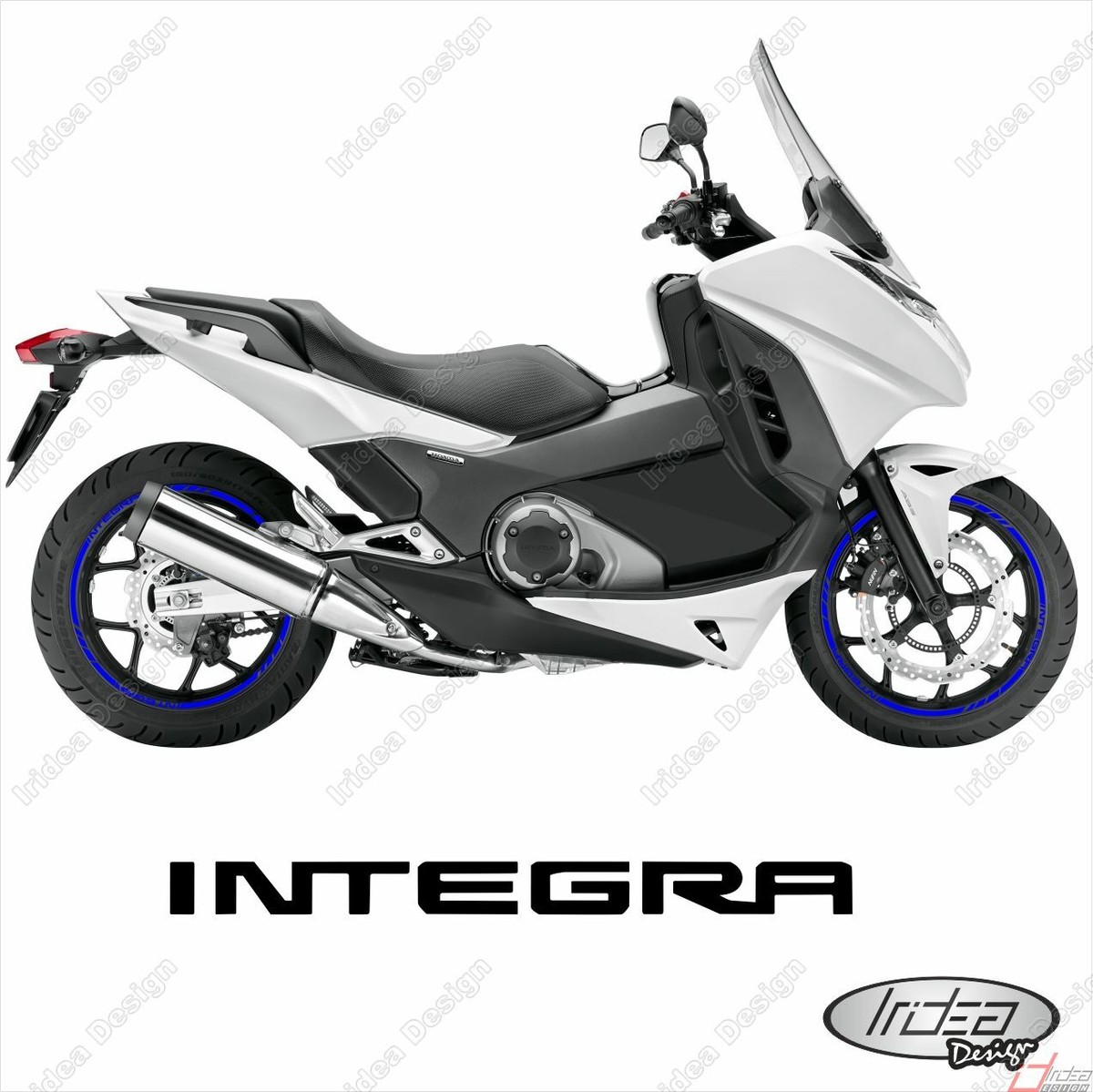 PROFILI ADESIVI SPORT CERCHIO RUOTA GRAFICA PER HONDA INTEGRA 700