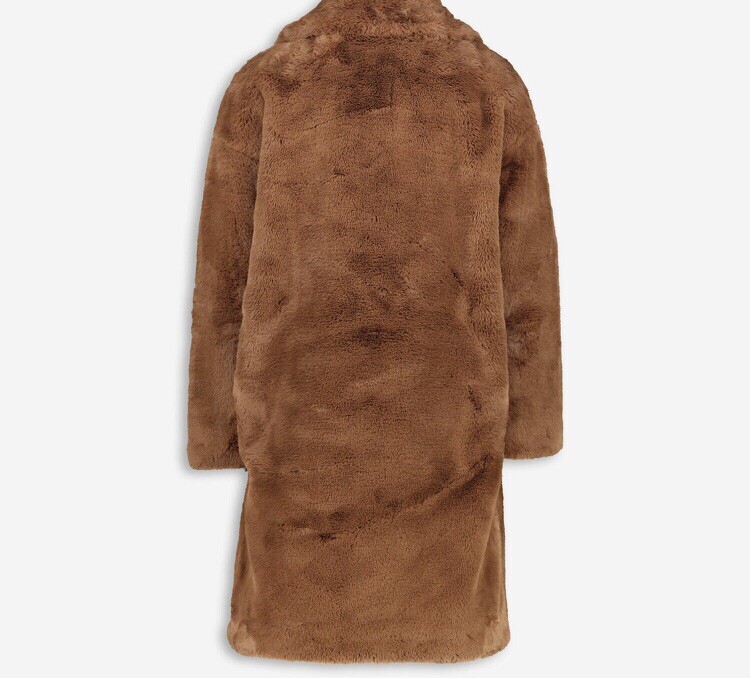 WHISTLES Brown Faux Fur Coat UK S BNWT Womens Coat NEW eBay