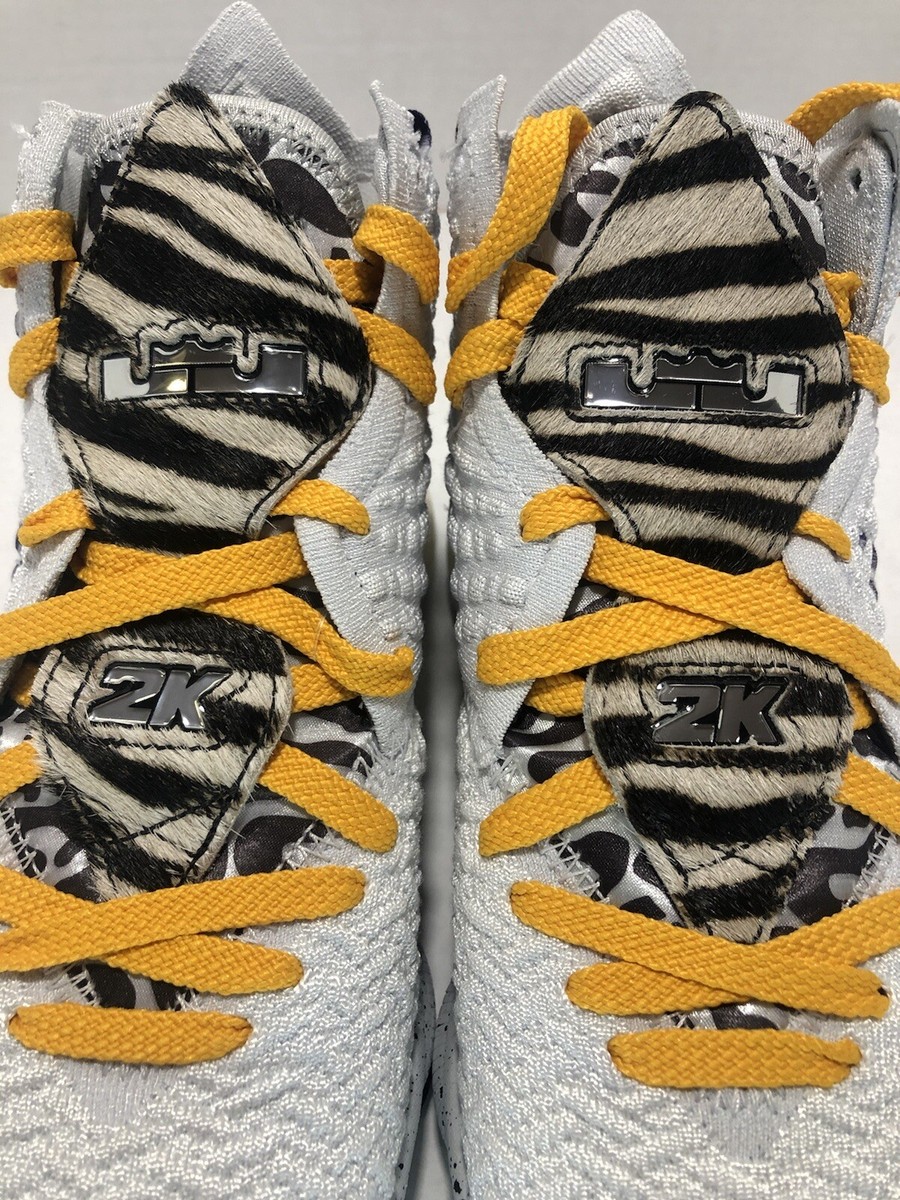 New Nike Lebron 17 \'Bron 2k Playoffs\' US Men\'s 5 - Women’s 6.5 (BQ3177-101) s-l400.jpg main image 4