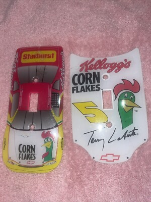 Kelloggs Corn Flakes Starburst #5 Race car Light Switch Plates