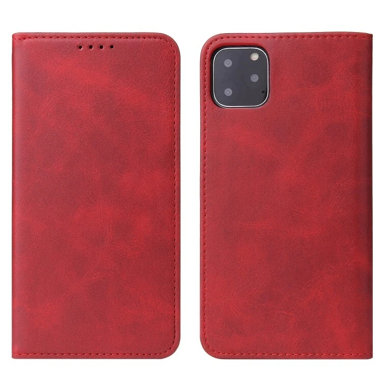 iPhone 11 Pro Max Shockproof Folio Wallet Case | Red PU Leather | Slim | Holder - Image 2 of 4