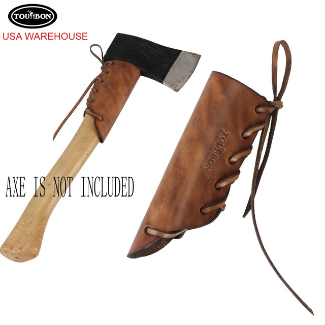 Tourbon Leather Axe Handle Protector AX Haft Grip Guard Collar Holster