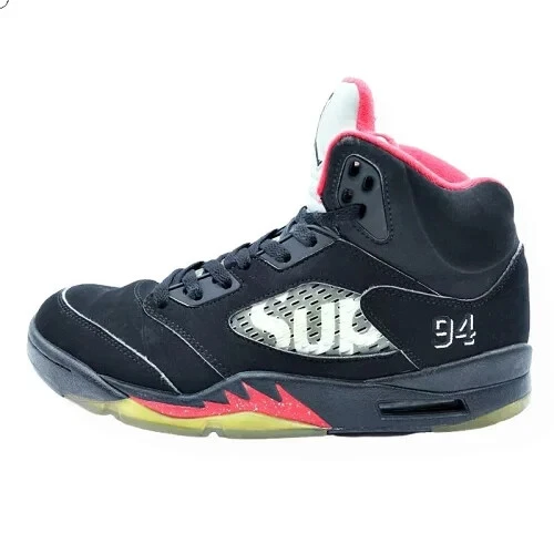 Jordan 5 Retro Supreme Black Men's - 824371-001 - US