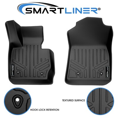 SMARTLINER Custom Fit Floor Mats 1st Row TPE BMW X3 2011-2017 X4 2015-2018