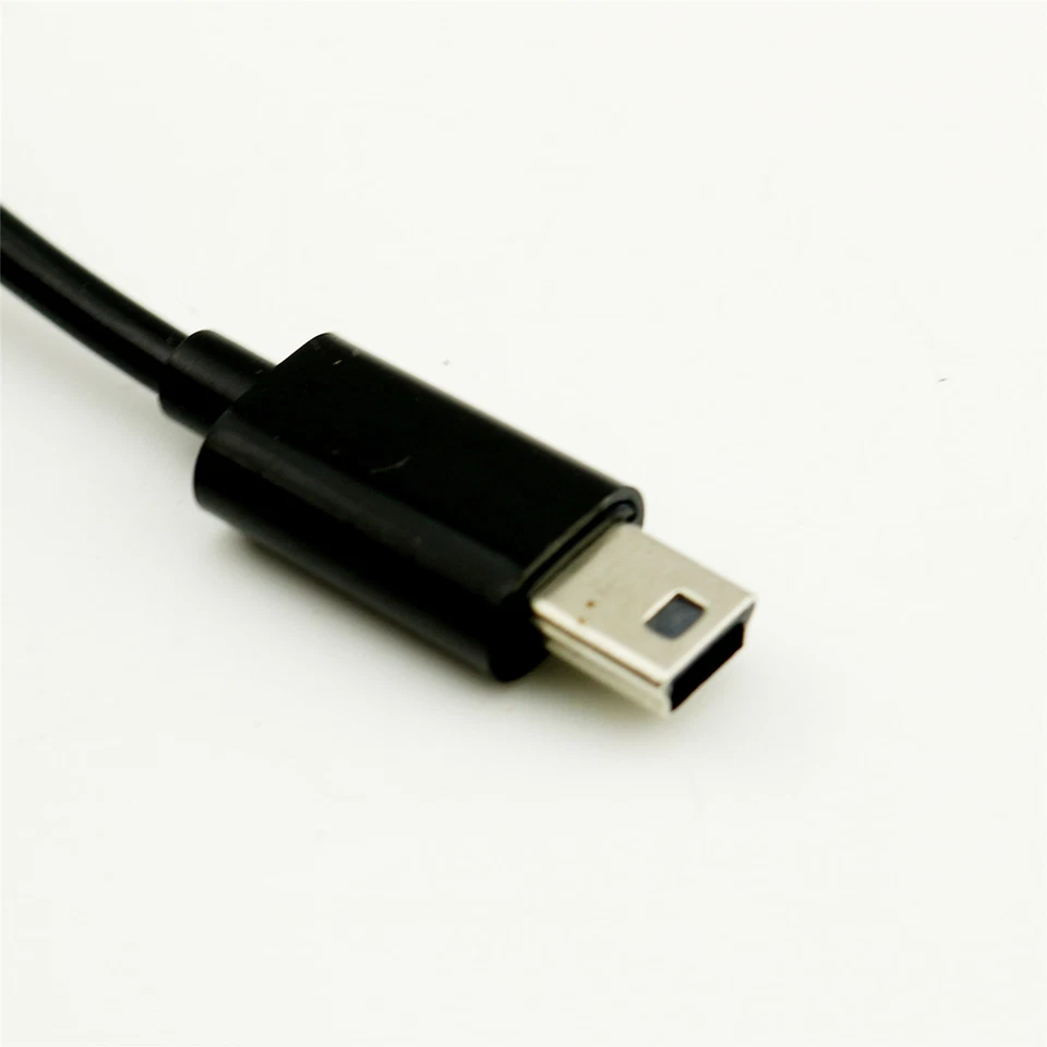 Micro USB B 5 Pin Male To Mini USB B 5 Pin Male Spiral Coiled Adapter Cable 3FT - Image 4 of 4