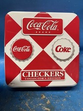 علبة معدنية Coca-Cola Checker Game