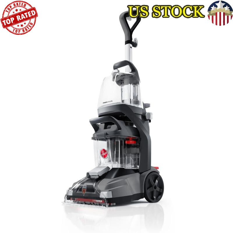 Carpet Cleaner Machine W/ SpinScrub Brushes Upholstery Tool Quick Clean 1 Gal US-image