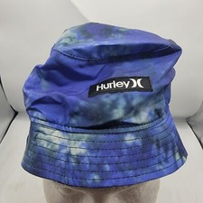 Hurley Youth Blue Tie Dye Bucket Hat Casual Hiking Camping Outdoors Beach