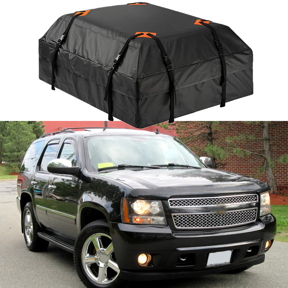 For Chevrolet Tahoe 21 Cubic Travel Roof Bag Luggage Cargo Carrier Storage  Box