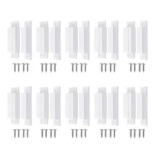 10-Pack NC Wired Surface-Mount Magnetic Door Contact Sensors – Alarm Switches