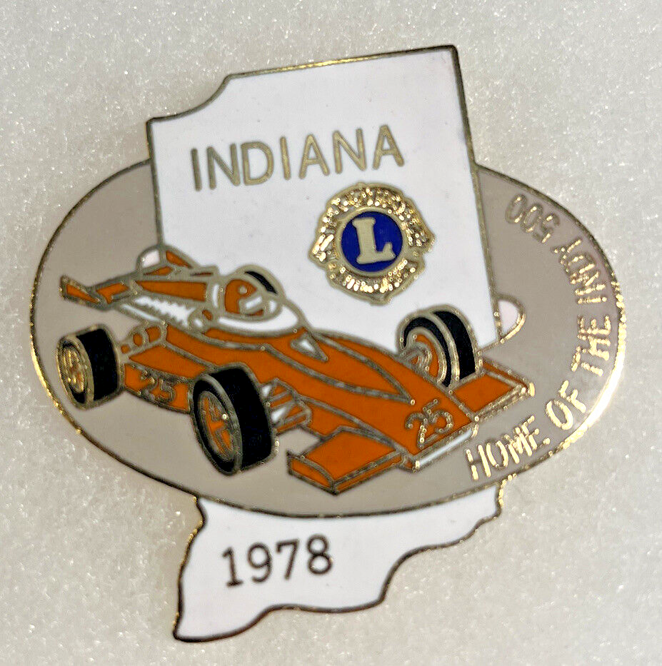 1978 INDIANA LIONS CLUB SET PINS Home of the Indy Indianapolis 500
