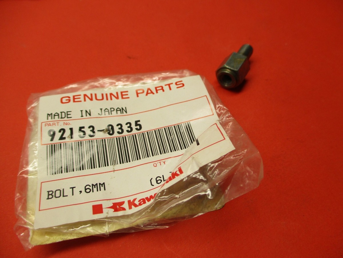 NOS NEW ORIGINAL OEM KAWASAKI ZX-6RR Z1000 ZX-10R BOLT 92153-0335