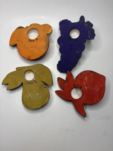 1972 Anthropomorphic Ceramic Hanging Fruit 1970s Grapes Pear Orange Updated - Picture 5 of 5