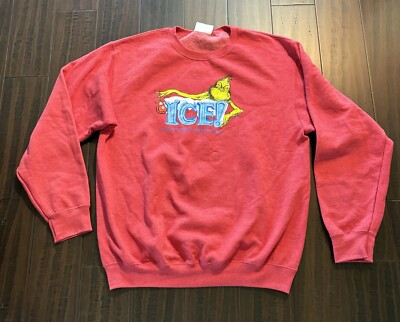 Gaylord National How the Grinch Stole Christmas Ice Sweatshirt Adult *XL Red