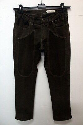 Jeckerson Damenjeans Größe 30/44 Hose Brown Hose Keuchen Logo Frau