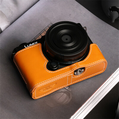 Leather Half Case For Panasonic LUMIX S9 Camera Retro Cover Insert