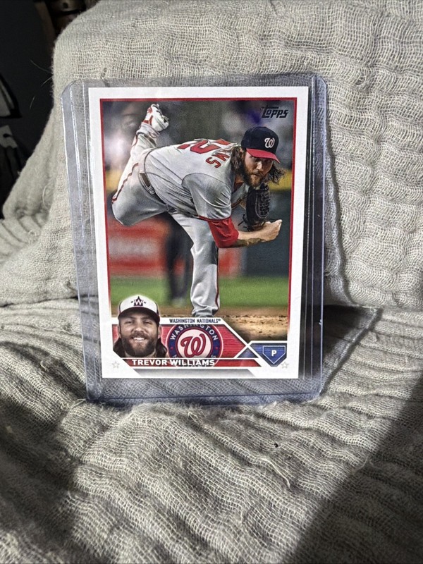 2023 Topps Update #US48 Trevor Williams Washington Nationals