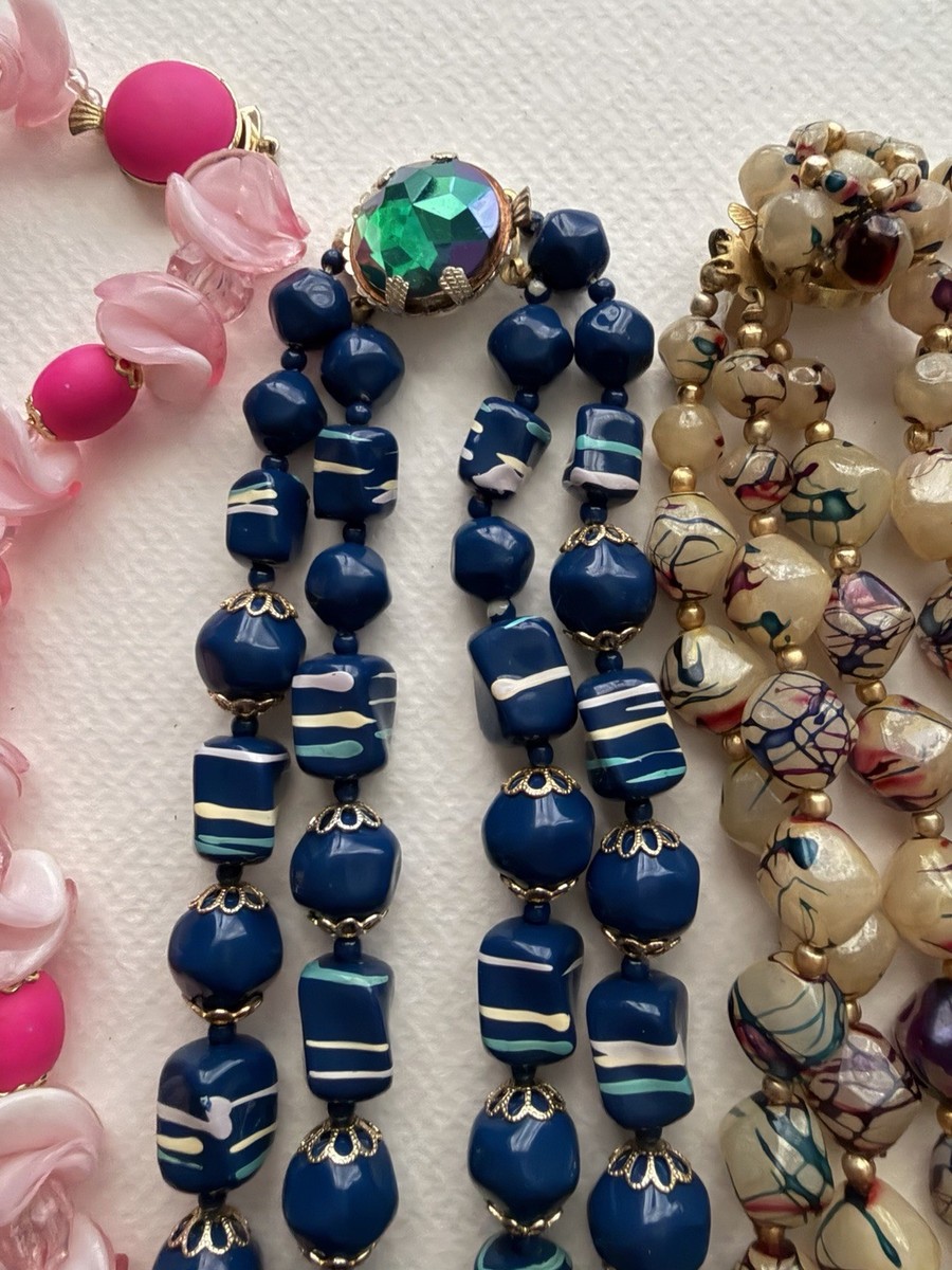 Vintage Retro Signed Hong Kong, Necklaces View 2