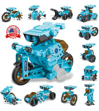 12-in-1 STEM Robot Kit Toys for Kids 8-12 12-16, DIY Robot Building Educational
