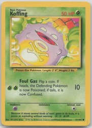 Koffing 051/102 Base Set Unlimited Common