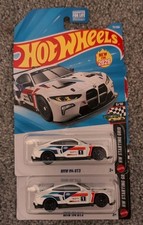Lot Of 2x Hot Wheels BMW M4 GT3 White 2026 K L Case New