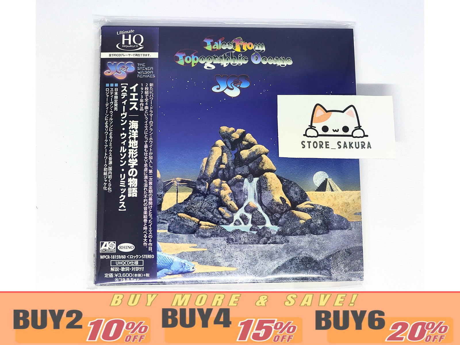 YES Tales of Topographic Oceans Steven Wilson Remix From Japan 2 CD 4tracks