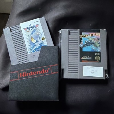 Tiger-Heli & Top Gun Nintendo NES Lot of 2