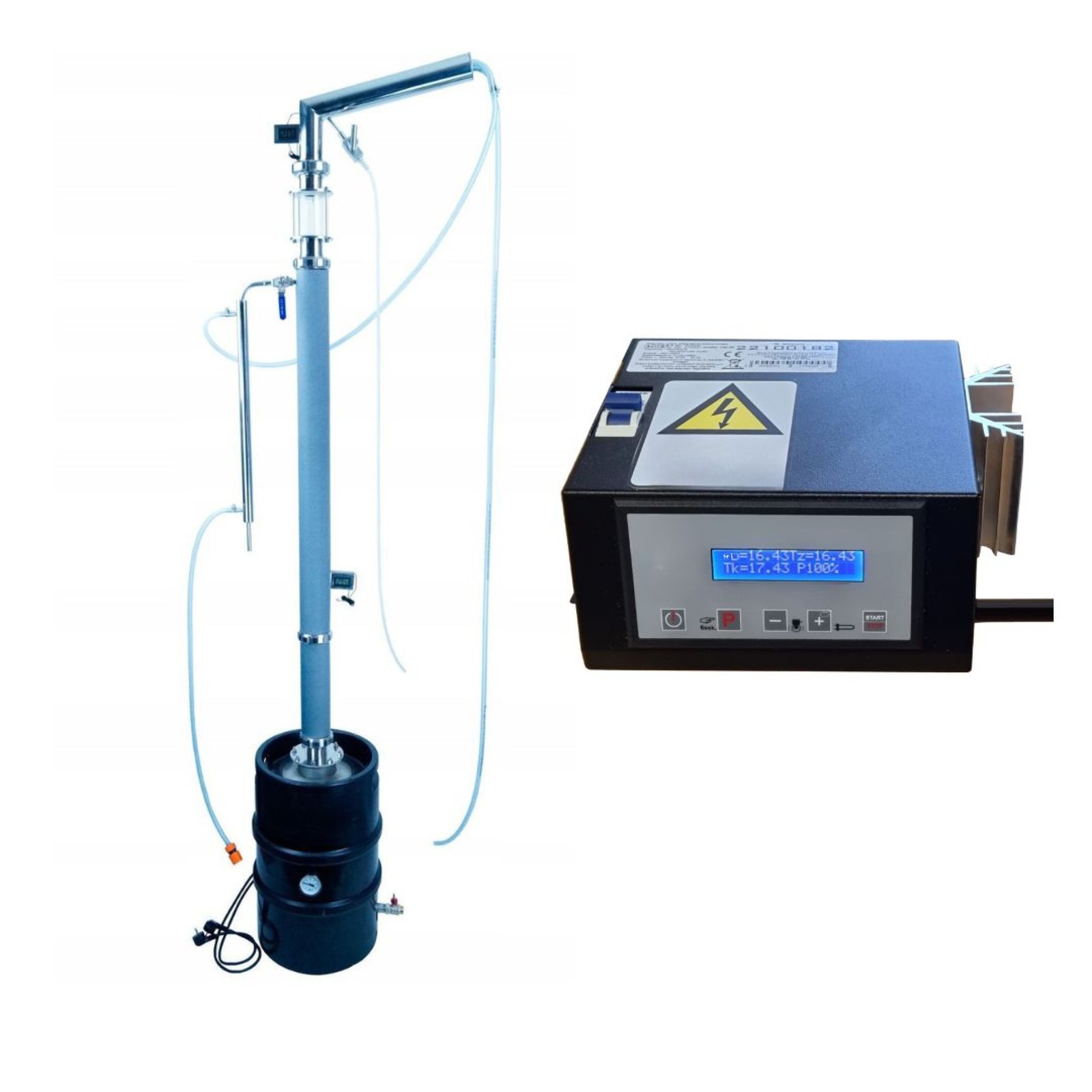Aabratek Elektro Max Premium Electric Distiller 50L – Distillation Apparatus
