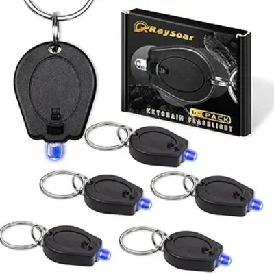 3 Led Keychain Flashlights 6 Pack Ultra Bright Keychain Flashlight, Mini LED Keychain Flashlight ...