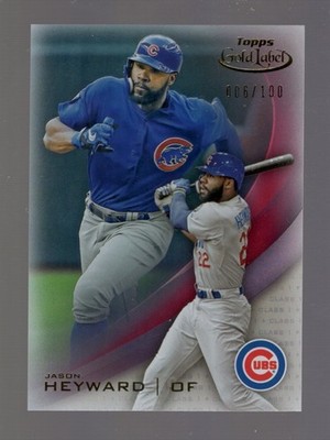 2016 Topps Gold Label Jason Heyward #67 Class 1 Red    006/100