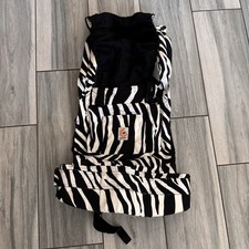 ERGOBABY Ergo Original Baby Infant 3 Way Carrier Zebra Print Black White