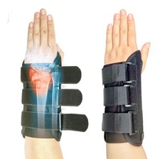 Carpal Tunnel Wrist Brace Night Support Fit for Work, Pain Relief Wrist Splint f