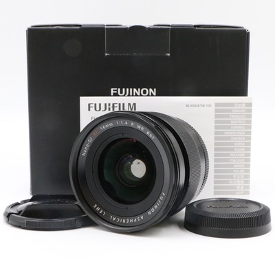 Fujifilm Fujinon XF 16mm f/1.4 R WR Wide Angle Lens [Exc+3]