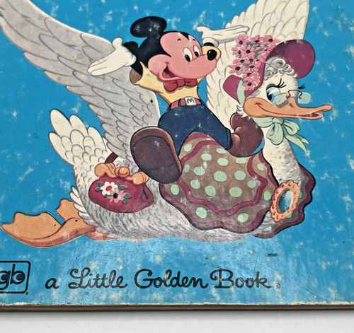 Vintage Walt Disney's Mother Goose A Little Golden Book Hardcover Mickey Mouse - Picture 5 of 16