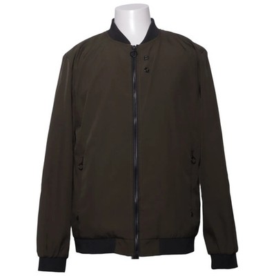 Bomberjacke, Herren, Größe: M, Grün, Polyester, Einfarbig #qXP
